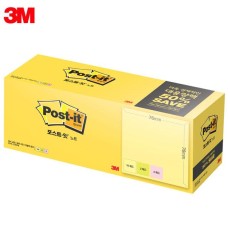 3M)포스트잇 대용량팩 654-20 (76*76)