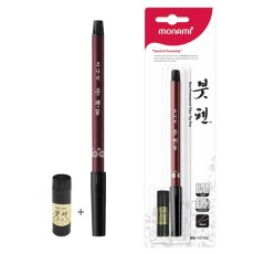 모나미)NEW붓펜(보충용잉크포함)