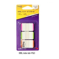 3M)포스트잇 인덱스탭(686L-PGO/25.4mm*38.1mm)