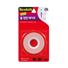 3M)스카치 강력투명폼양면테이프(3215C/24mm*1.5m)