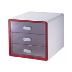 시스맥스)마이미니소품함 3단(레드/220*250*199mm)