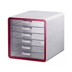 시스맥스)마이미니소품함 6단(레드/26000/220*250*199mm)