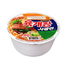 농심)육개장 사발면(박스/86g*24개)